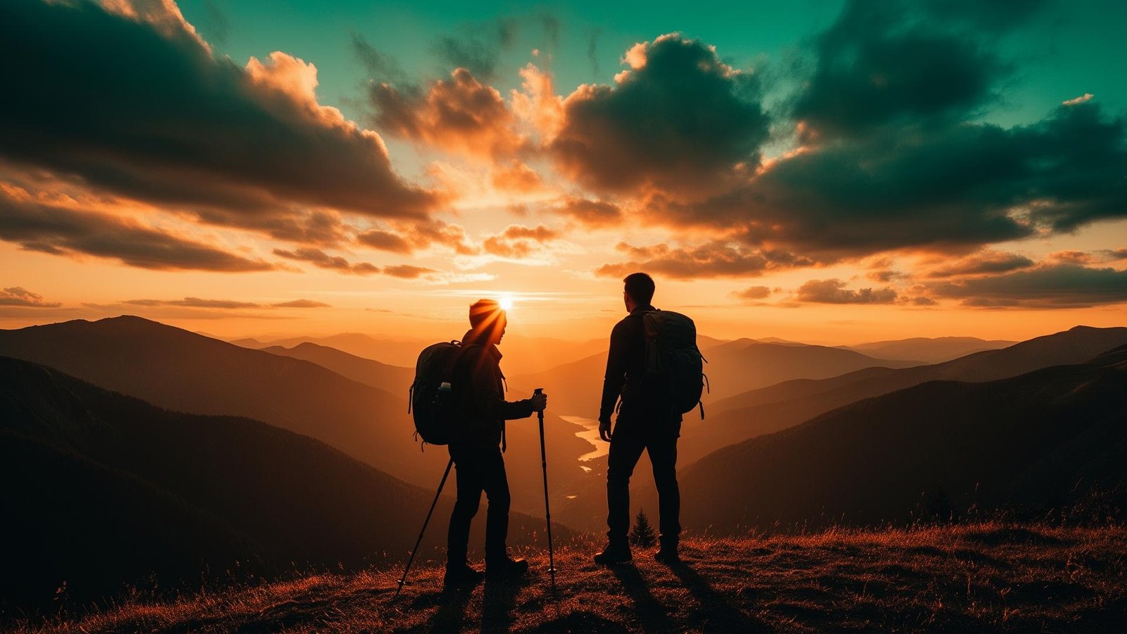 Travelers exploring together